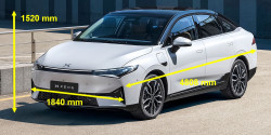 XPeng P5 dimensions